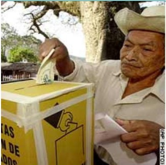 Voting in El Salvador
