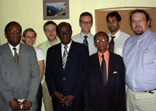 Delegation members with former Supreme Court Justices