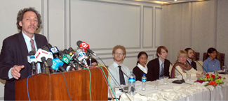 Members of the 2008 NLG delegation to Pakistan