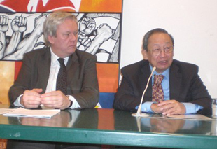 Jan Fermon of IADL with his client